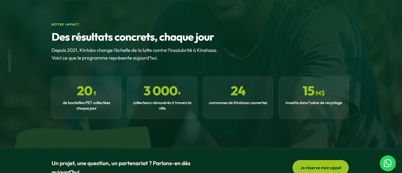 Le site Kintoko OK Plast, écran 3 sur 12