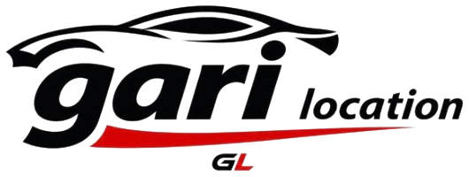 Nouveau logo de Gari Location, typographie italique et signature rouge